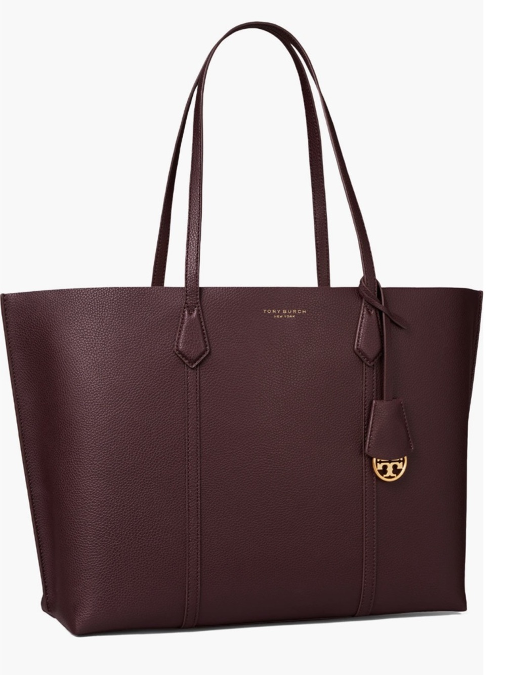 Tory Burch Perry Triple Compartment Leather Tote - Picture 5 of 14